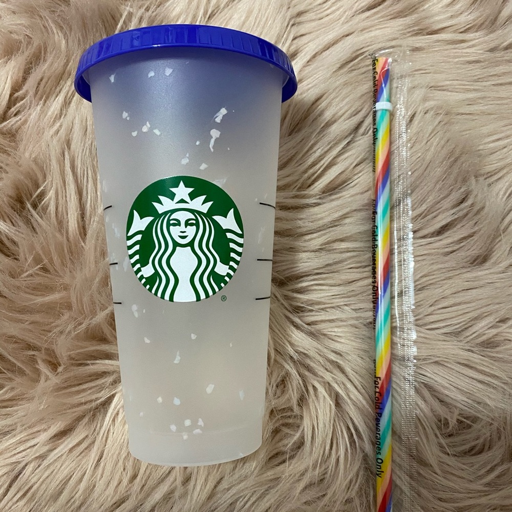 Starbucks Confetti Changing color cup
